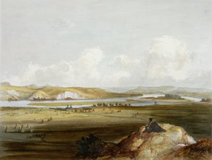 Fort Pierre on the Missouri, plate 10 from Volume 2 of 